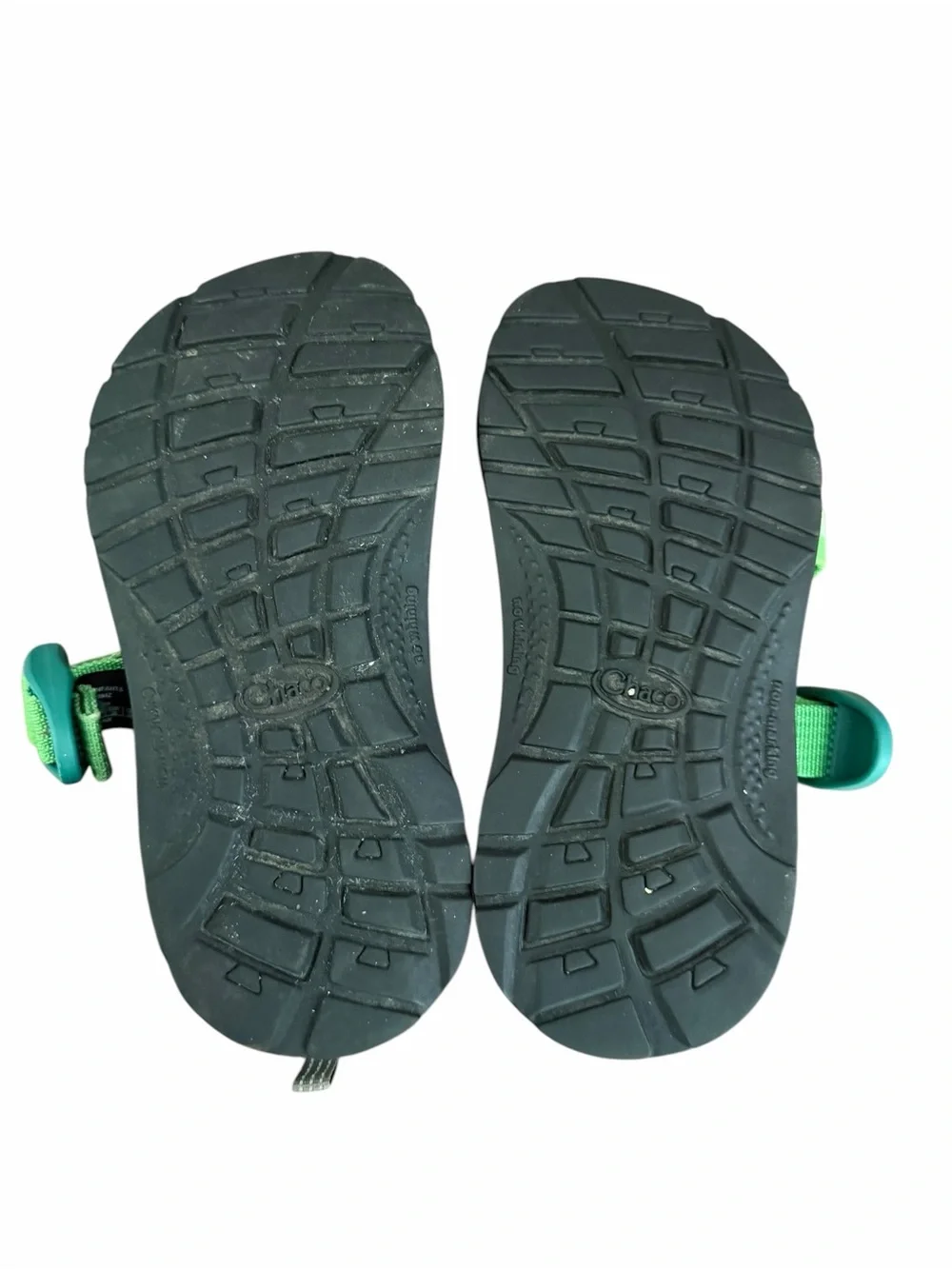Chaco Kids Z/1 EcoTread Green Geometric Sport Sandals Size 12